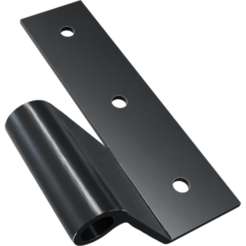 SteelTek Flat Hinge with 1 1/2" Offset Shutter Kit, for Heights 60"-80"  (Includes 8 Flat Hinges, 8 Pintels on Plate, 1 Pair S-Holdbacks w/ Lag Bolt Shutter Support)