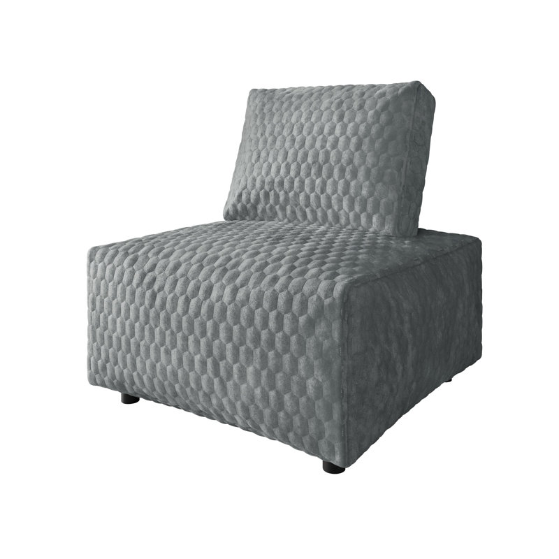 Fauteuil d'appoint Amos, Gris