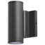 Petite applique murale 10 watts 3K / 4K / 5K CCT sélectionnable 2 lumières installation vers le haut et vers le bas finition noire 120-277 Volt-133430628-133430629-133430630