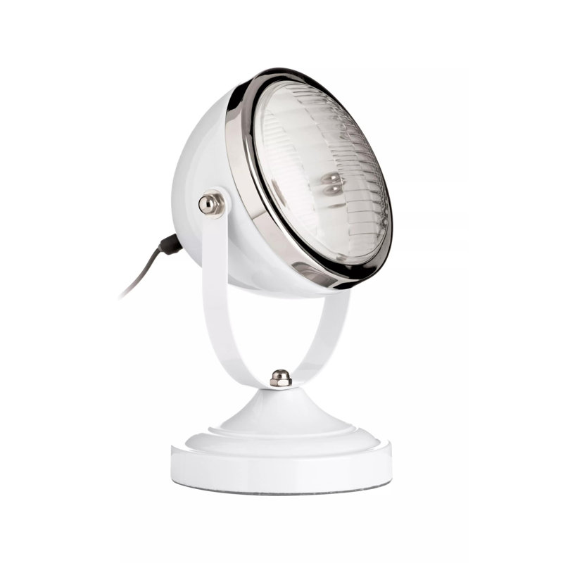 Metal Novelty Lamp, White