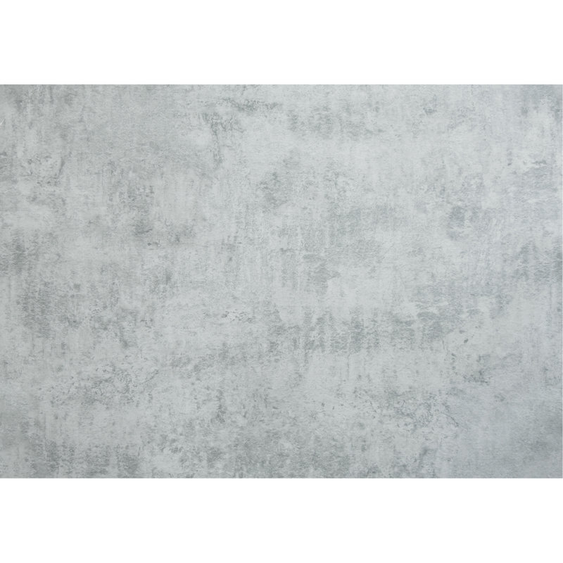 Table de salle à manger, rectangulaire, 60 po, cuisine, salle à manger, stratifié gris, métal chromé, contemporain, moderne