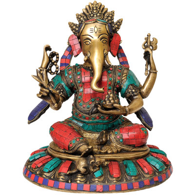 Lord Ganesha en laiton