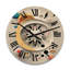 Horloge murale en bois surdimensionnée moderne-883612846