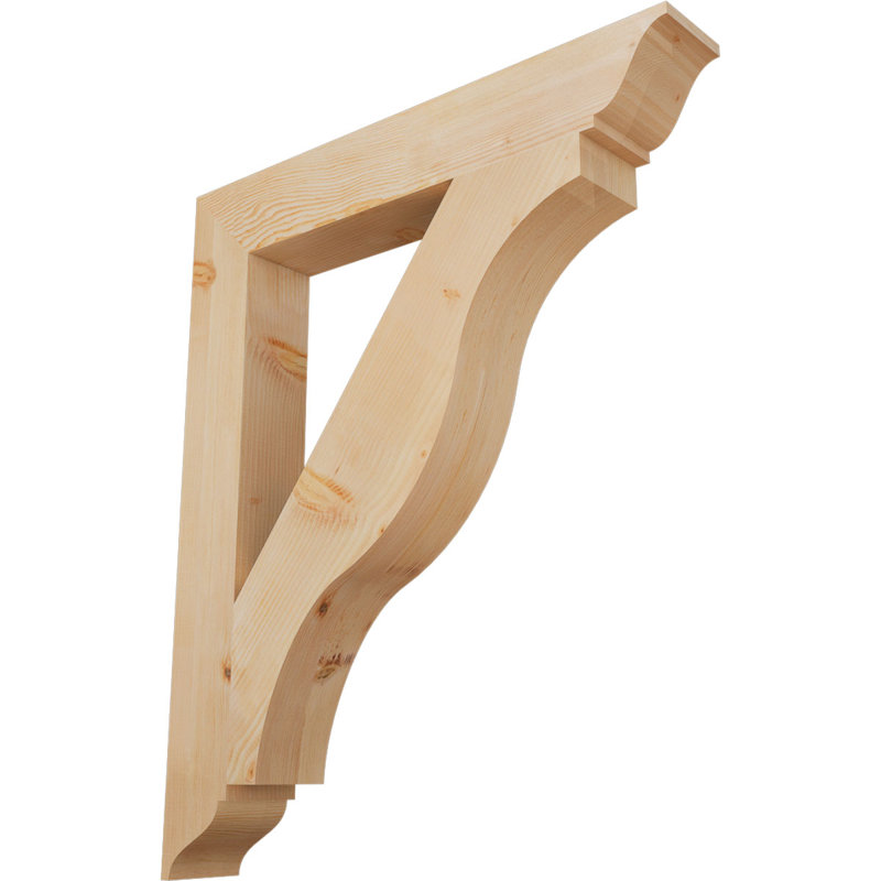 Support lisse traditionnel 5 pi x l 5 po x P 40 po x H 48 po, sapin Douglas, H 48 po x l 5,5 po x P 40 po, Sapin de Douglas