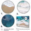 Vagues blanches et bleues vue aérienne II - plage, art mural-437111739-437111749