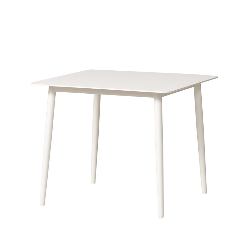 23.5” Square End Table, White