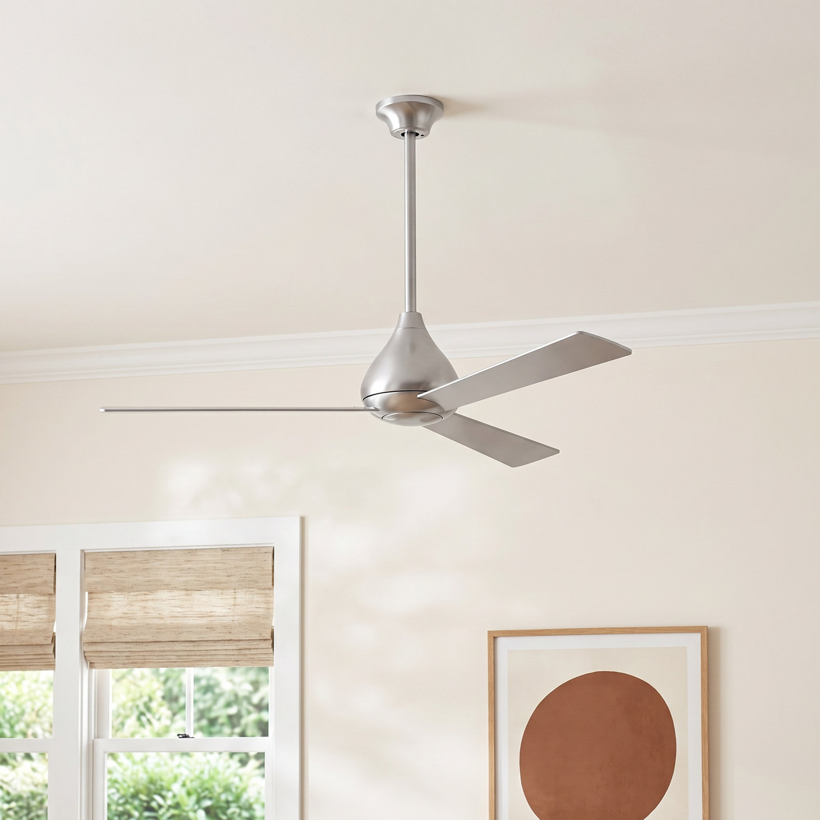 Altus 52" Ceiling Fan, Brushed Aluminum, Aluminum, Fan Speed Control