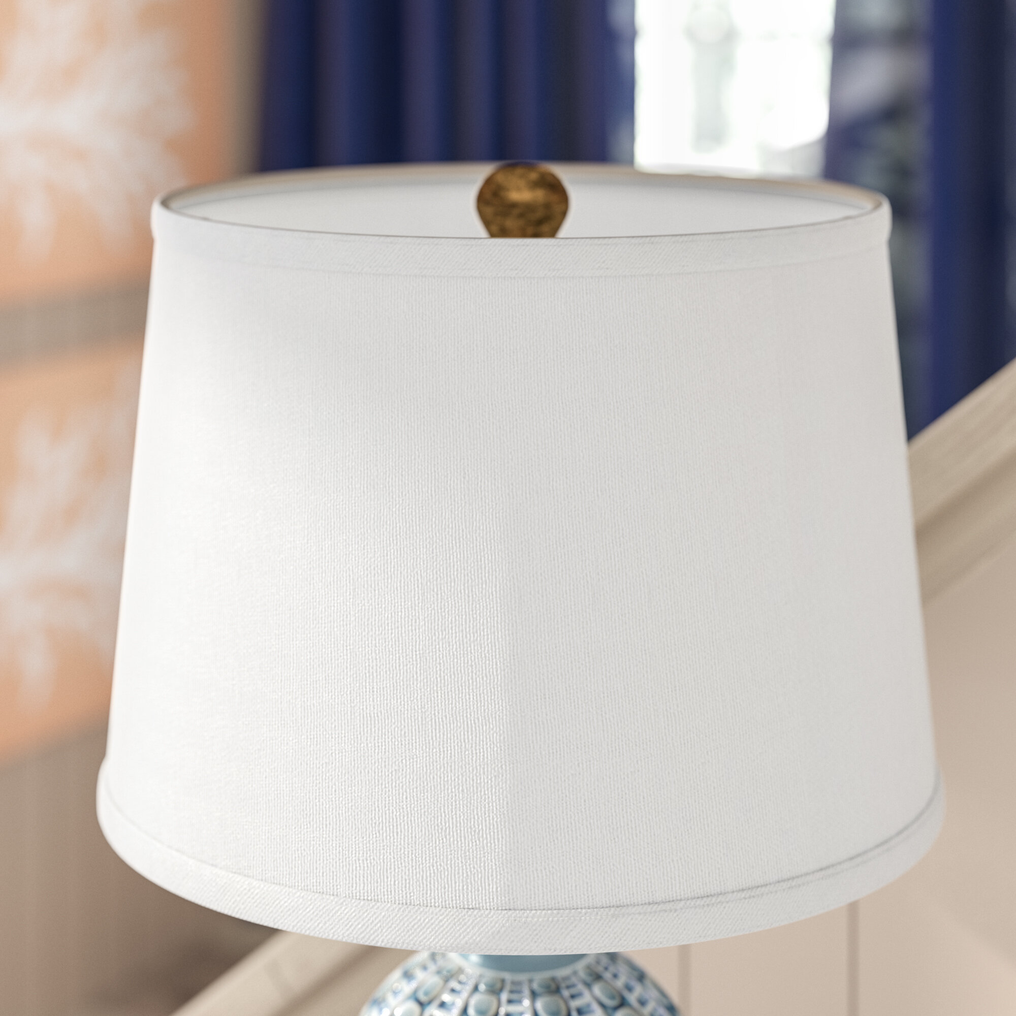 10'' H x 14'' W Linen Drum Lamp Shade