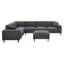Canapé modulaire réversible avec repose-pieds Morgandy-987758930