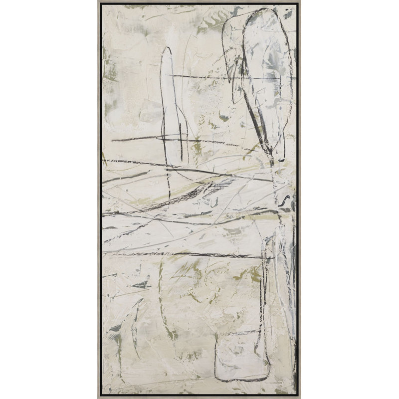 Blanched Bulwark 1 Print by Allison Wickey, 34.7" H x 17.7" W