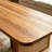 Brown Solid Wood Rectangular Coffee Table