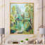 Étang vert en été - Peinture sur toile-67390720-67390718
