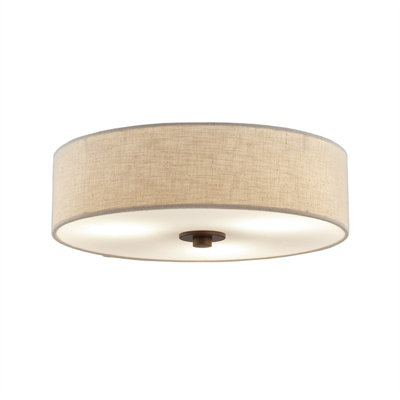 Plafonnier encastré 15 po 3 lumières
