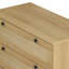 Armoire de rangement 3 tiroirs avec corde tissée et tiroir (ensemble de 2)-1633183383