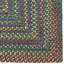Tapis d'intérieur réversible et multicolore en nylon tressé, polyester et laine Walnut Cove