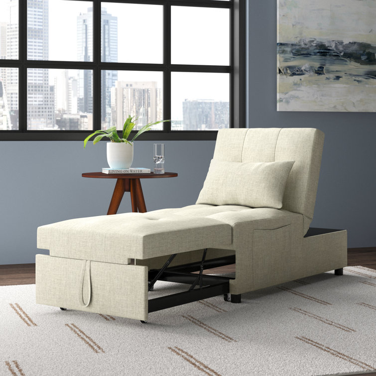 Wade Logan® Forksville Twin 71.75'' Upholstered Futon Chair