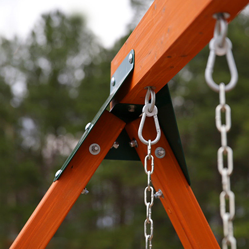 Gorilla Basic Swing Set With Slide, No