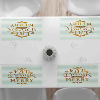 "boisson à boire" et "be merry" 18,5"