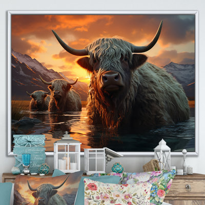 " Expressionist Yaks Horizon "