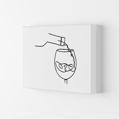 Pouring Wine - Print on Canvas