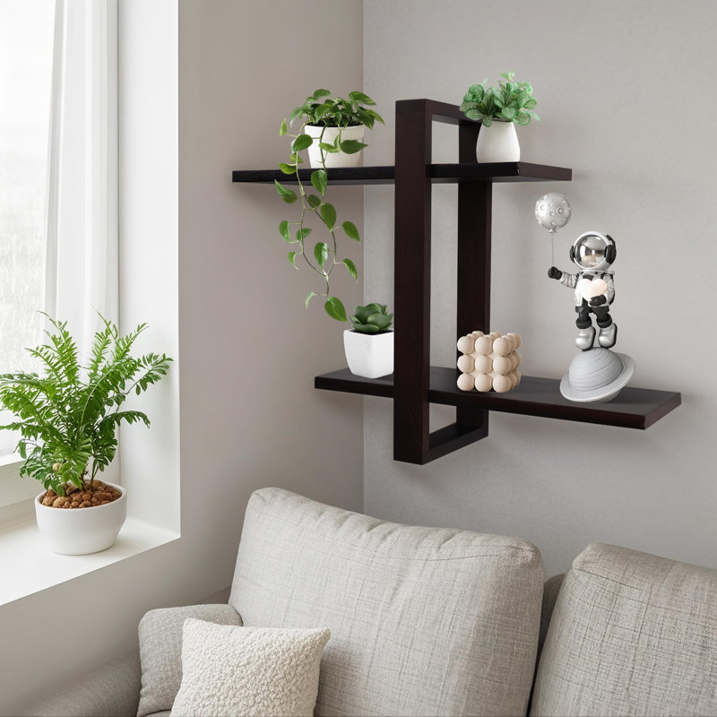 Floating Shelf, Dark Brown