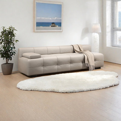 Élégante chaise longue élégante en similicuir