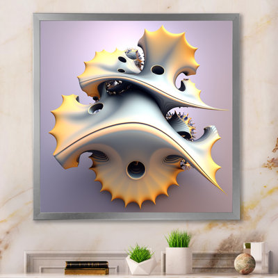Fractal 3D Universe in Futuristic Pastel - Print