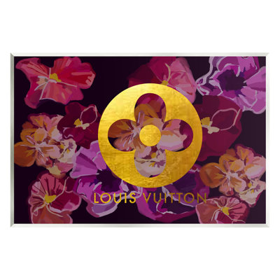 Art mural "Fleurs mauves" par Amelia Noyes