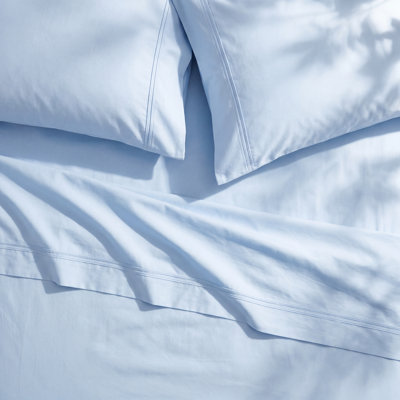 Mellark 1200 Thread Count 100% Egyptian Cotton Solid Sateen Pillowcase Set
