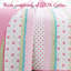 Ensemble de courtepointe réversible rose / vert / bleu-1014120187