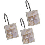 Milano Resin Rust Resistant Shower Curtain Hook