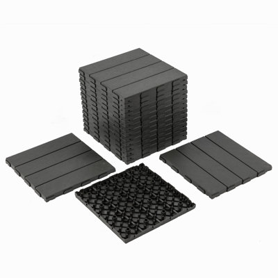 GUANGZHOU HEMUJIAJUYONGPIN YOUXIANZERENGONGSI 30 cm L x 30 cm W Plastic Tile