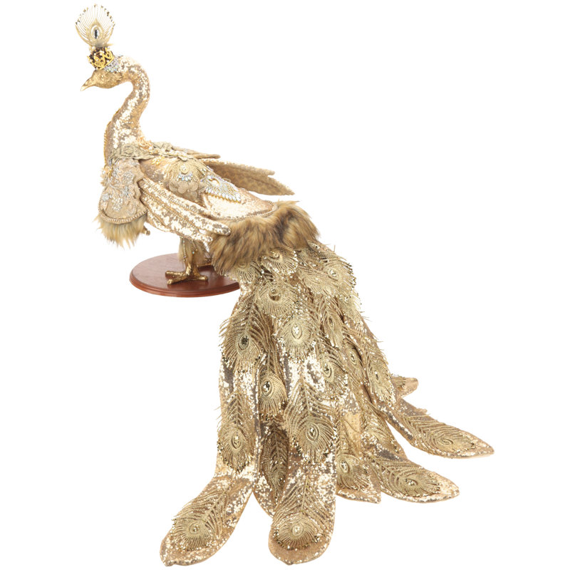 Gold Peacock - 48 Inches