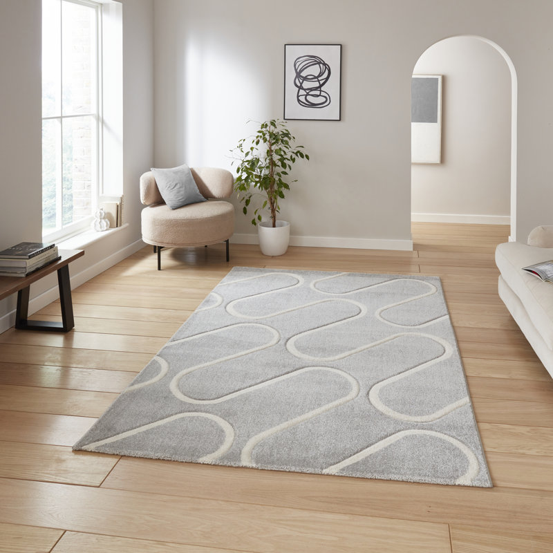 Catherine Lansfield Geometric Shapes Area Rug, Rectangle 80 x 150 cm