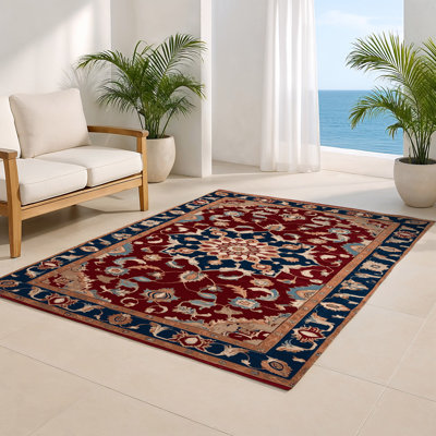 Tapis rouge intérieur et extérieur Tabriz