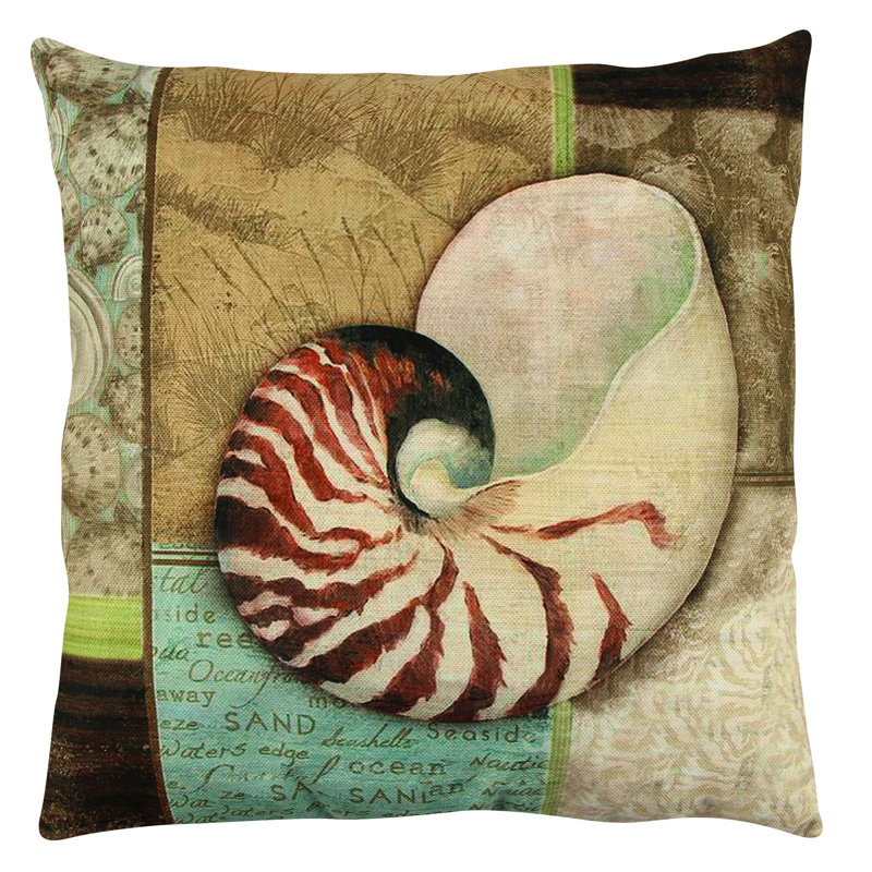 Premium Washable Cushion, 17.0 x 17.0 Inches, 50% Cotton / 50% Polyester, Silicone Filling, Concealed Zip | Soft, Comfortable & Ironable | Perfect for Home Decor, Living Room & Bedroom Accents