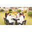Ensemble de salle à manger de patio en PEHD pour 10 personnes avec table rectangulaire HikHDPE-562727768-558300897