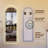 Arched LED Full-Length Vanity Mirror with Front Lighting, 3-Color Dimming and Touch Control