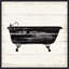 «Shiplap Bath I» par Sue Schlabach, reproduction sur toile flottante-410013211-410013188