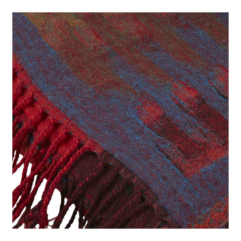 Khan Throw Blanket, Orange