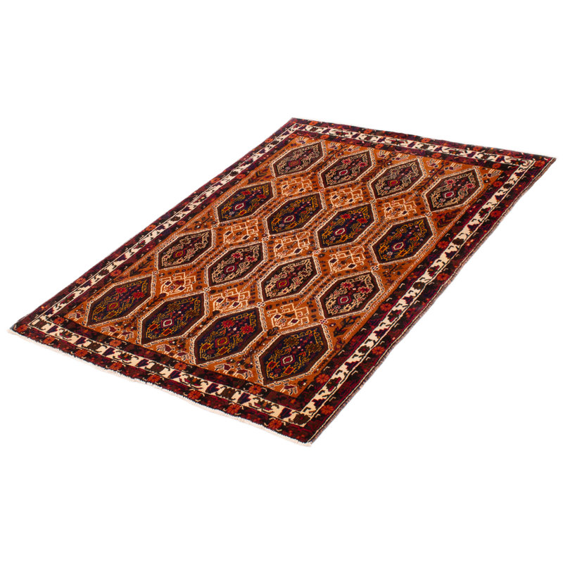 Tapis brun Melis Vintage 4 pi 7 po x 6 pi 5 po