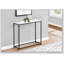 Console étroite en stratifié d'aspect marbre blanc avec structure en métal, parfaite pour les entrées et les petits espaces