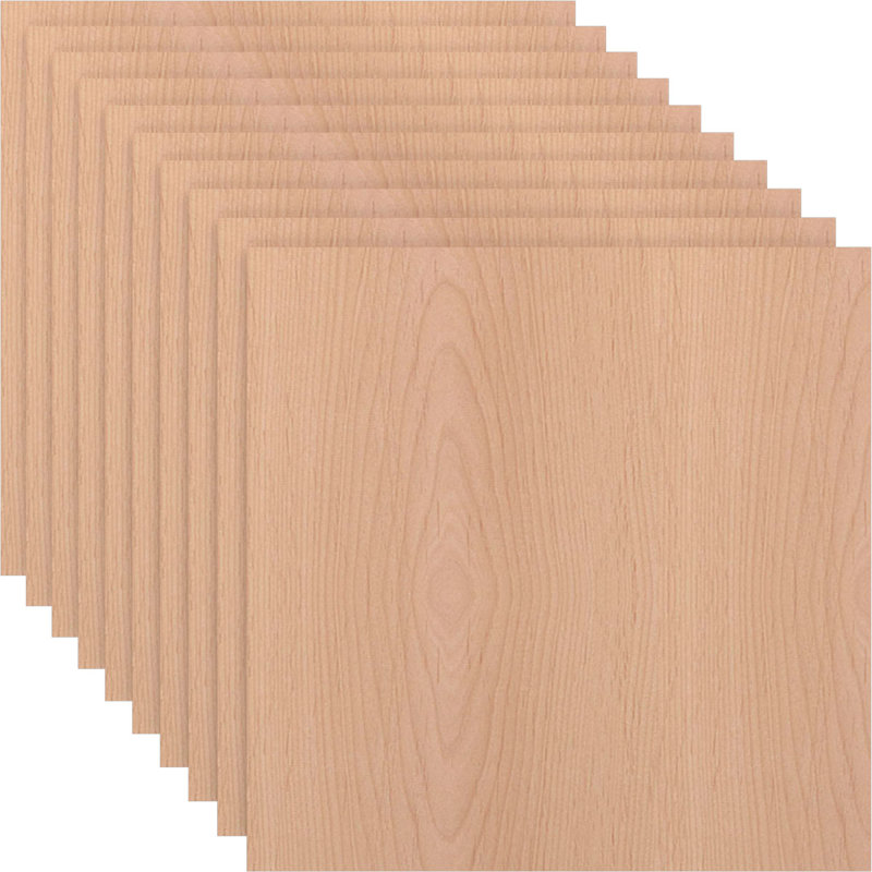 Planches en bois, H 7,75 po x l 7,75 po x P 0,25 po, Aulne