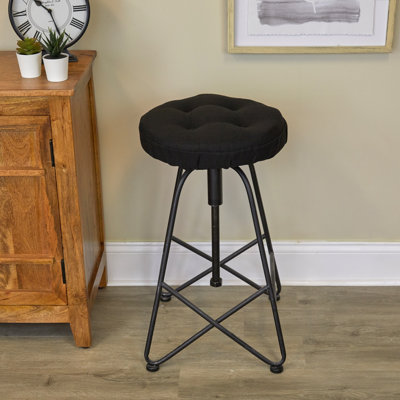 Non-Slip Solid Barstool Seat Cushion, 14-Inches Round