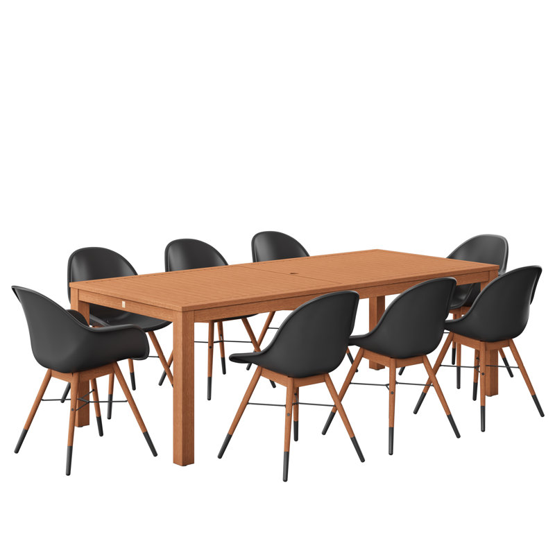 Ensemble de salle à manger long Anautica