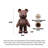 Resin Art Bear Sculpture