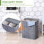Wood Laundry Bin with Handles-2102096760