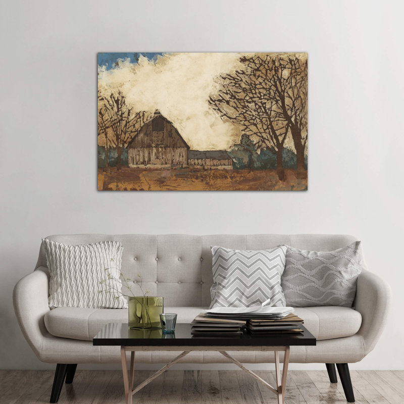 Erstwhile Barn I by Megan Meagher - Wrapped Canvas Painting, 66.04 cm H x 45.72 cm W x 3.175 cm D