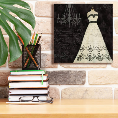 Art mural sur toile Charlton Home® «French Couture 2» par Emily Adams
