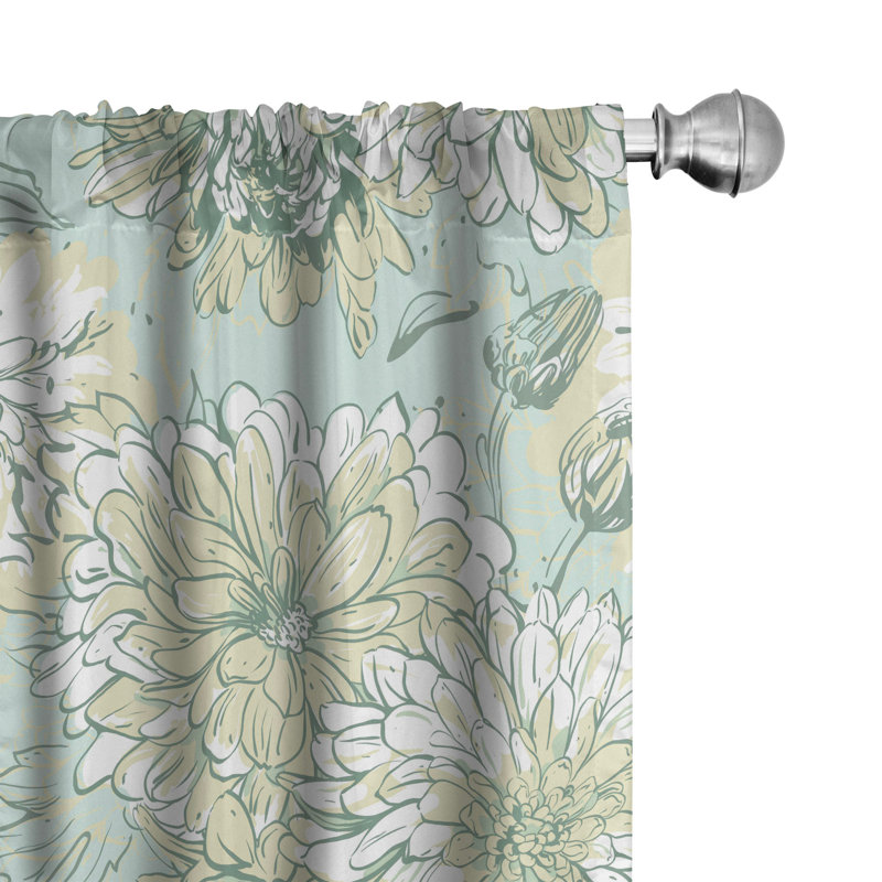 Semi Sheer Curtain Pair, 28" W x 95" L